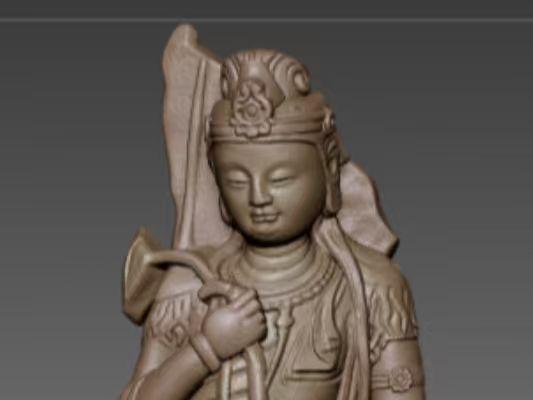 3D model without weathering - smooth surface